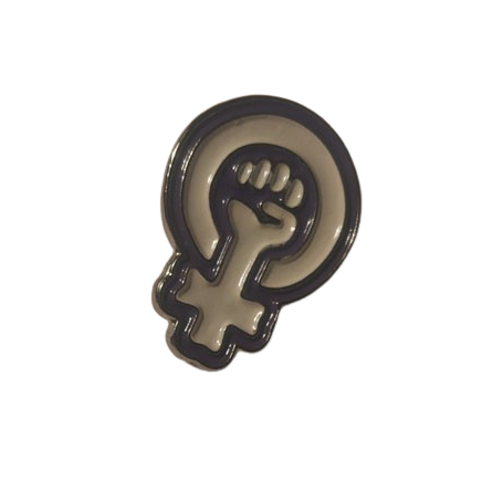 Logo feminista pin