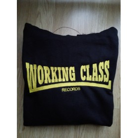 working class records sudadera negra con capucha