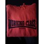 working class records sudadera rojo con capucha
