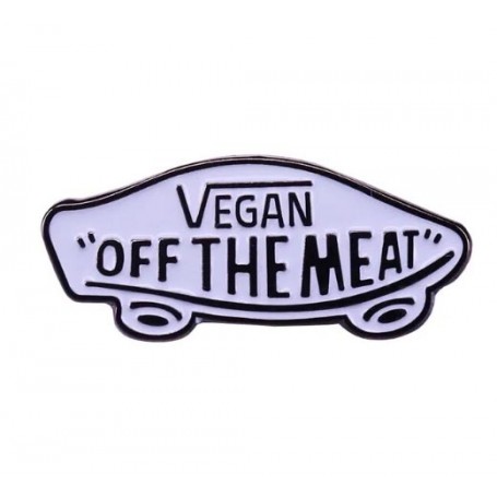 Vegan off the meat pin