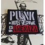 Punk is not a crime... parche bordado