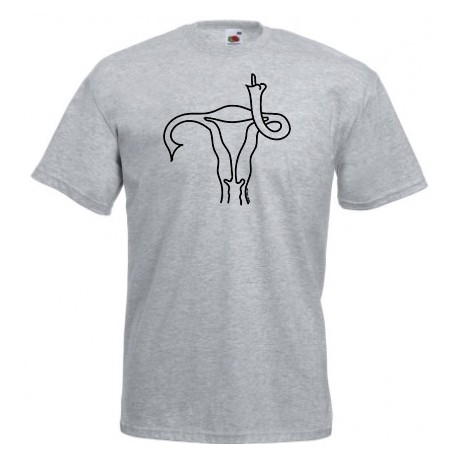 Utero feminista camiseta REBAJADA