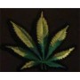 MARIHUANA parche bordado