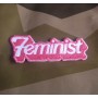 feminist parche bordado