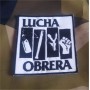 Lucha obrera parche bordado