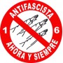 antifascista ahora y siempre chapa