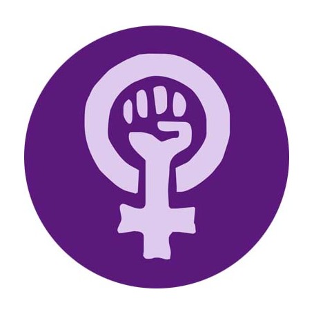 logo feminista chapa