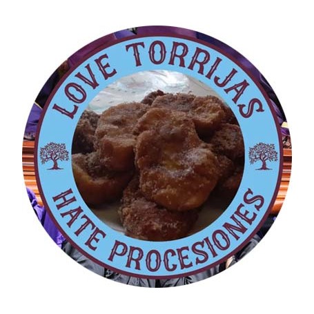 love torrijas, hate procesiones chapa