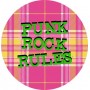 punk rock rules chapa