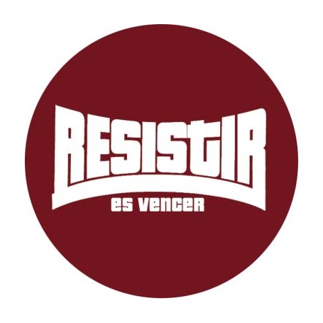 resistir es vencer chapa