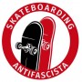 skateboarding antifascista chapa