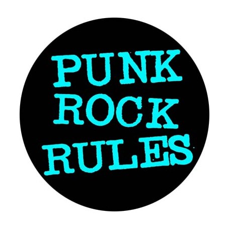 punk rock rules chapa