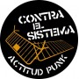 contra el sistema, actitud punk chapa