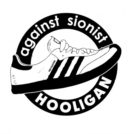 Against sionist hooligan