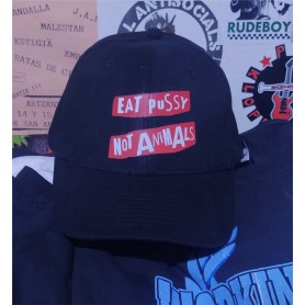 eat pussy not animals gorra REBAJADA