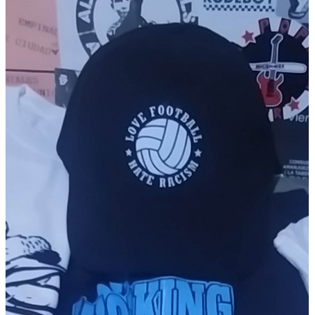 love football hate racism gorra