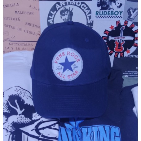 Punk rock all star gorra