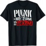 Punk es una amenaza nazis camiseta chico REBAJADA