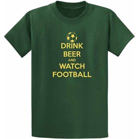 Drink beer and watch football camiseta chico REBAJADA