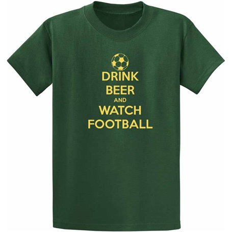 Drink beer and watch football camiseta chico REBAJADA