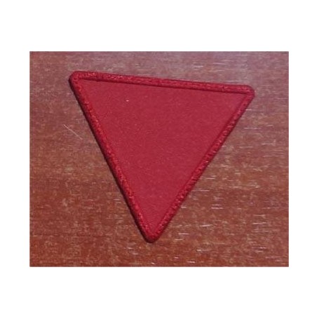 triángulo antifascista parche bordado