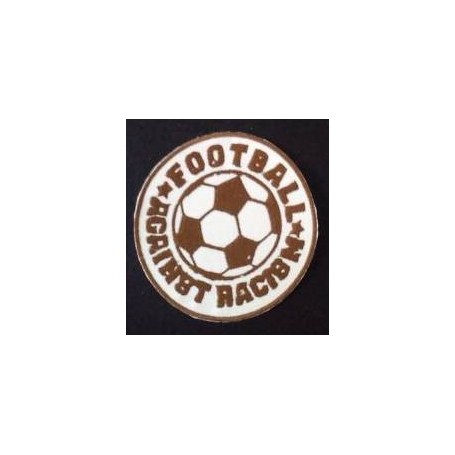 football against racism parche bordado
