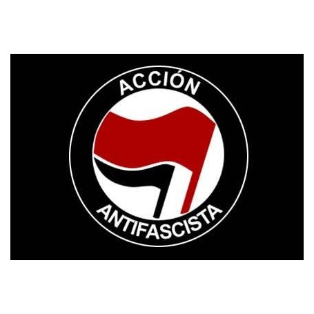 acción antifascista bandera