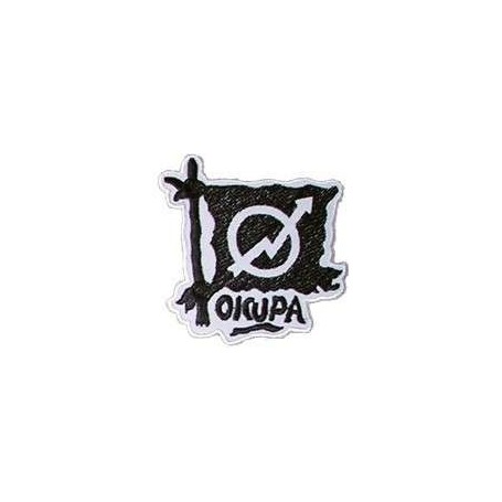 PARCHE BORDADO OKUPA BANDERA