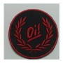 OI LAUREL ROJO parche bordado