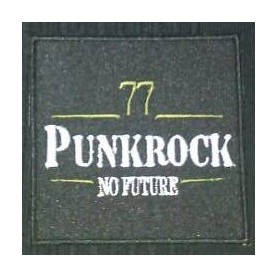 punk rock 77 parche bordado