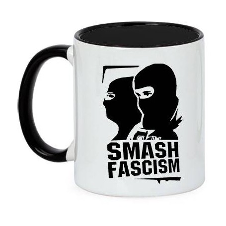 smash fascism taza
