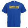 Working Class Records llamas camiseta azul royal