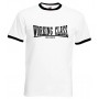 working class records 2 colores blanca cuello negro camiseta