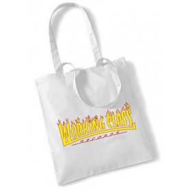 Working  Class Records llamas bolso blanca 1