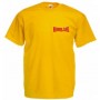 Working Class Records camiseta amarilla bordado rojo