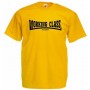 Working Class Records camiseta amarillo negro