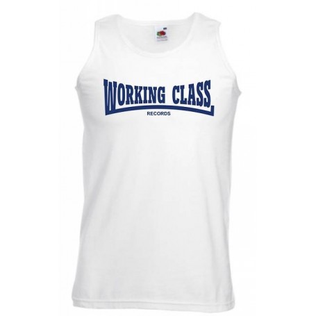 Working Class camiseta blanco azul tirantes