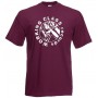 Working Class records logo camiseta granate
