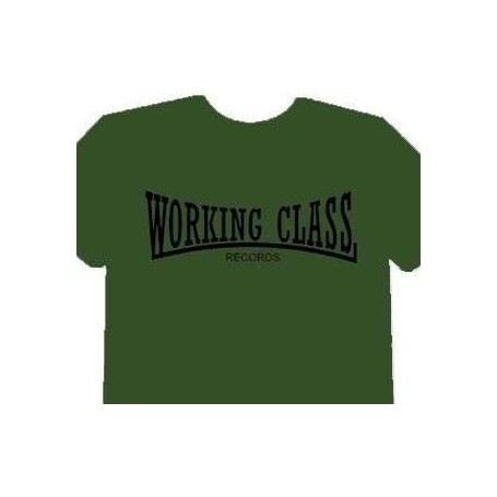 WORKING CLASS verde militar camiseta chica