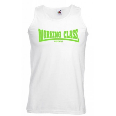 Working Class camiseta blanco verde tirantes