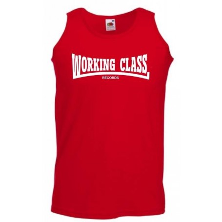 Working Class camiseta roja blanco tirantes