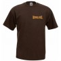 Working Class Records camiseta marrón bordado marrón
