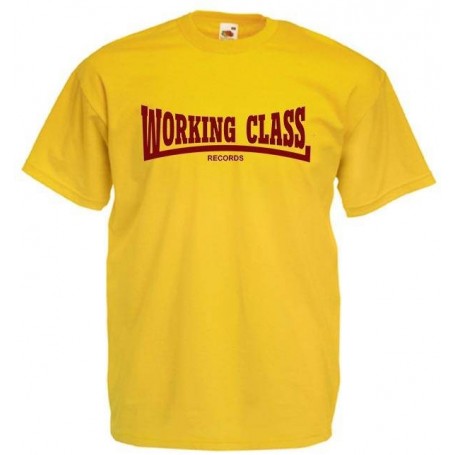 Working Class camiseta amarilla chico
