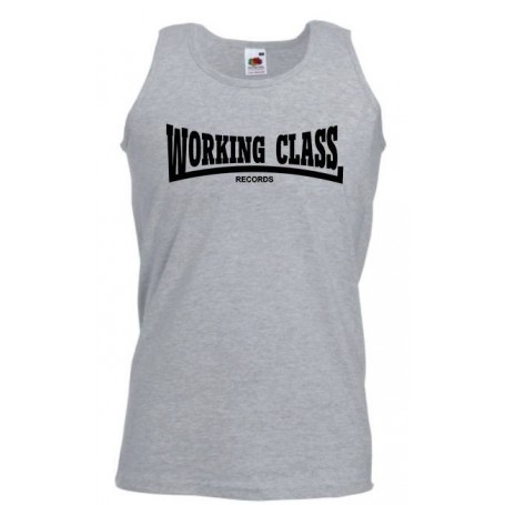 Working Class camiseta gris jaspeado negro tirantes